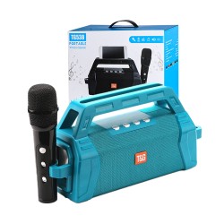 T&G Portable Karaoke Wireless Speaker TG-538 with Microphone Green T&G Portable Karaoke Wireless Speaker TG-538 with Microphone Green